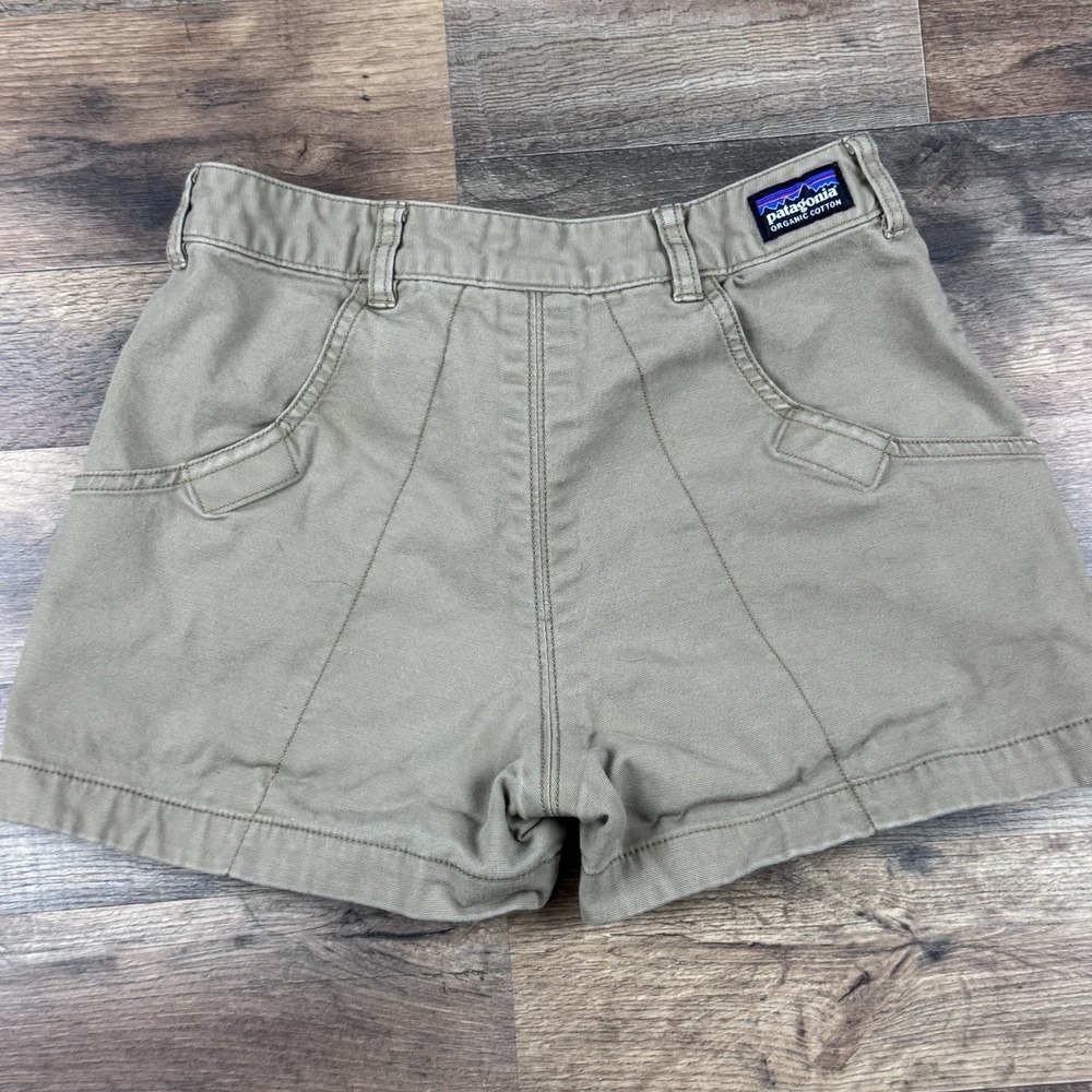 Patagonia Vintage Stand Up Canvas Tan Women's Shorts S